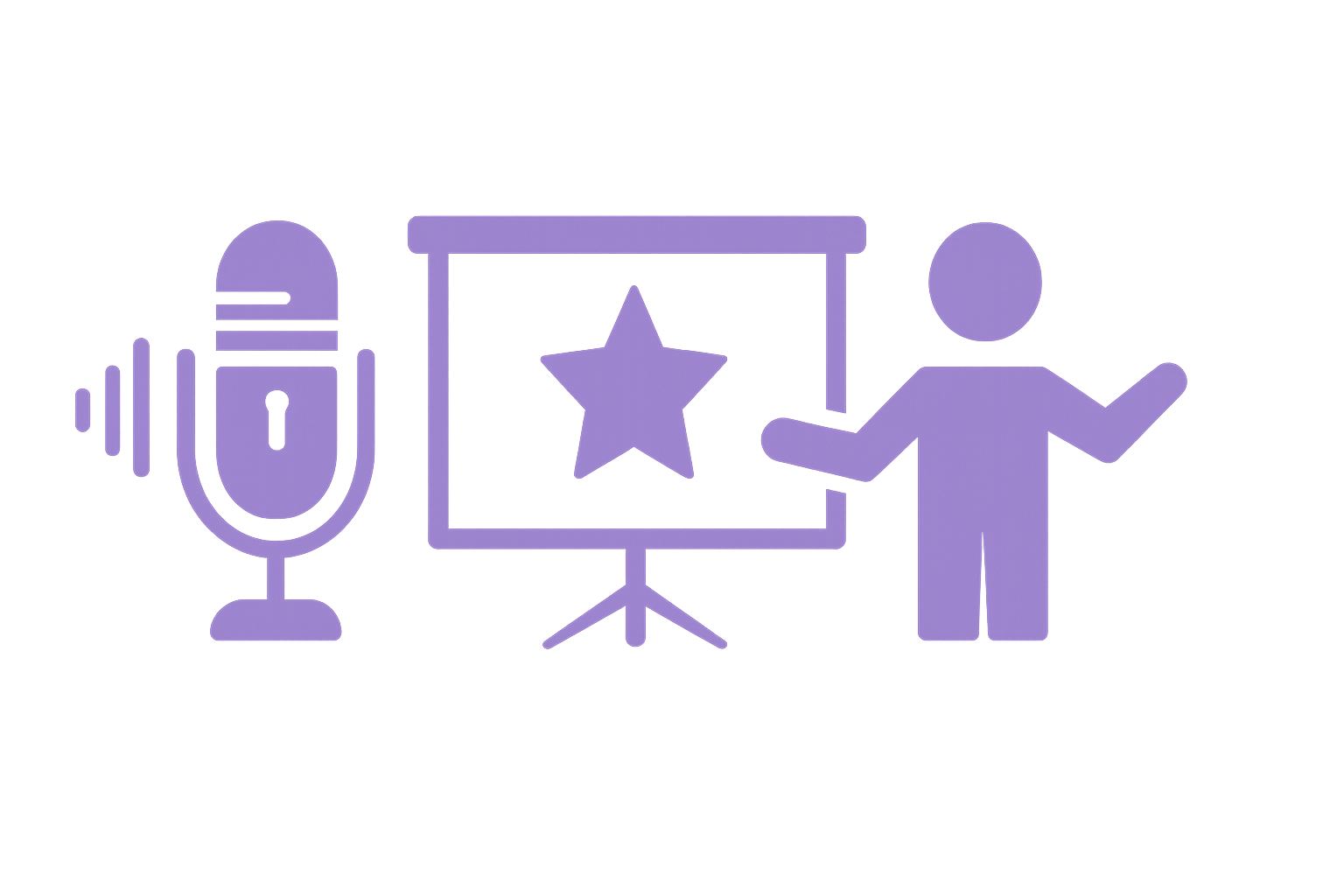 Inspire, Facilitate and Host Icon